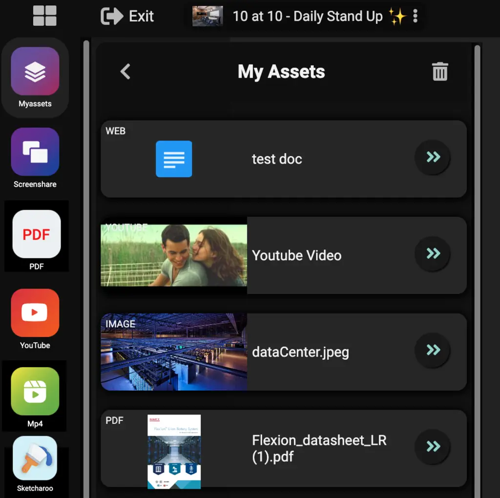 content files
